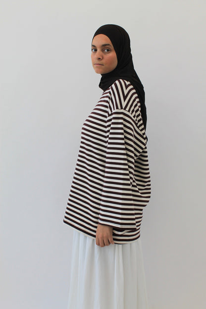 T-Shirt Marinière Rouge