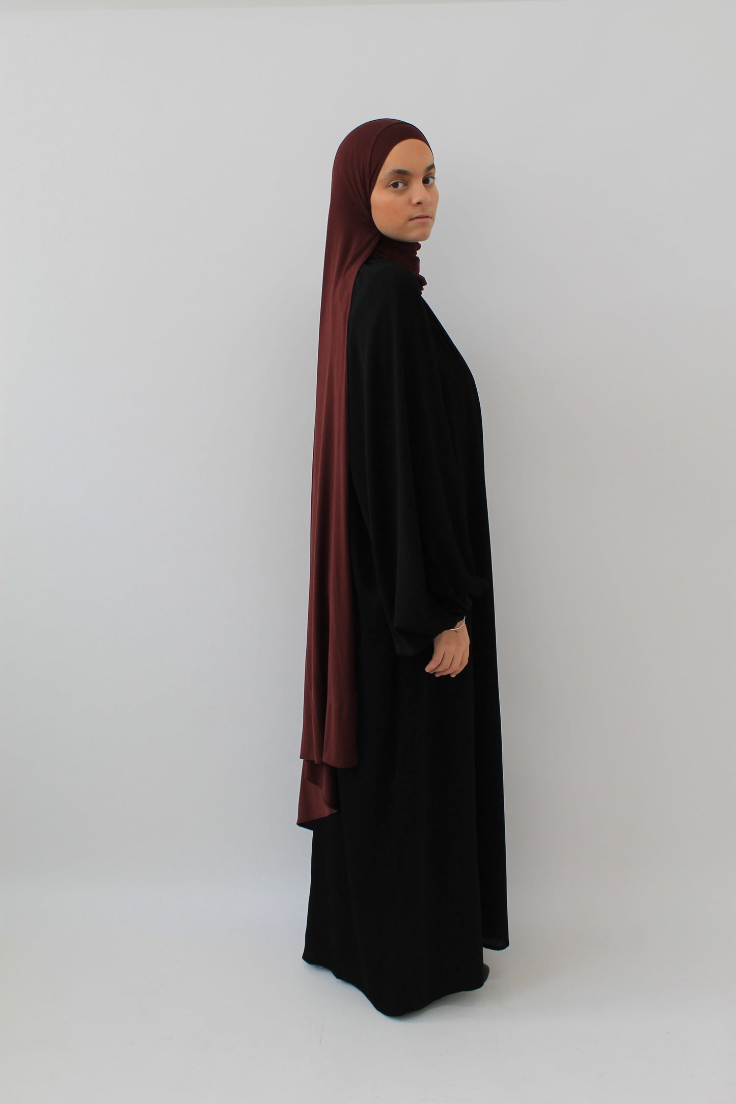 ROBE VEILED Noir