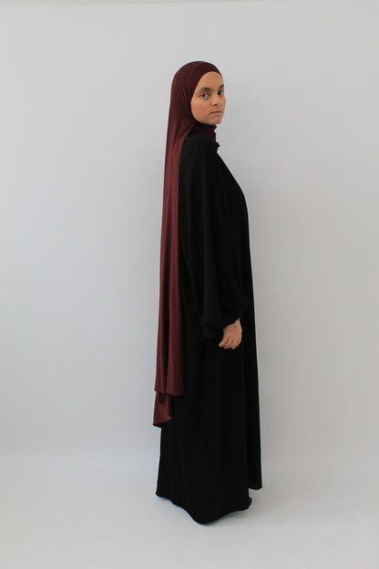 ROBE VEILED Noir